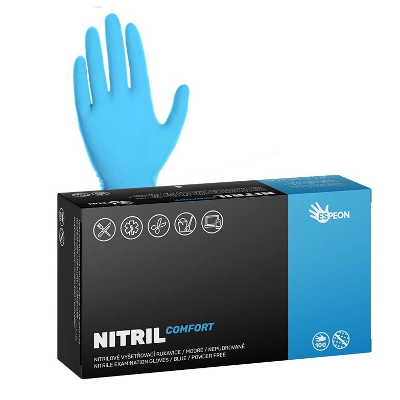 Nitril comfort modre a